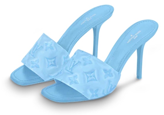 (Women) Louis Vuitton Revival High Heels 'Elegant Blue' 1A8GGR Lookbook (Women) Louis Vuitton Revival High Heels 'Elegant Blue' 1A8GGR