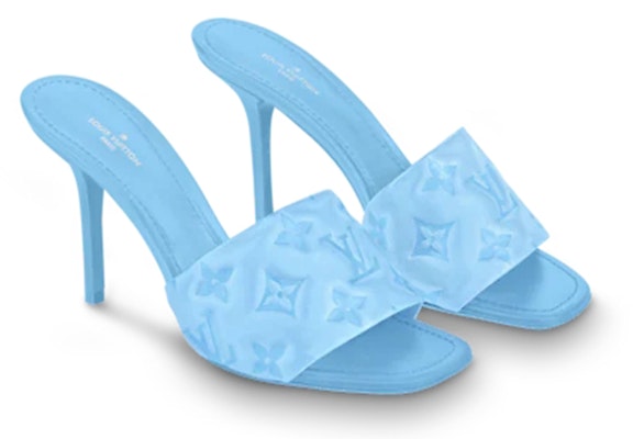 (Women) Louis Vuitton Revival High Heels 'Elegant Blue' 1A8GGR Shop (Women) Louis Vuitton Revival High Heels 'Elegant Blue' 1A8GGR