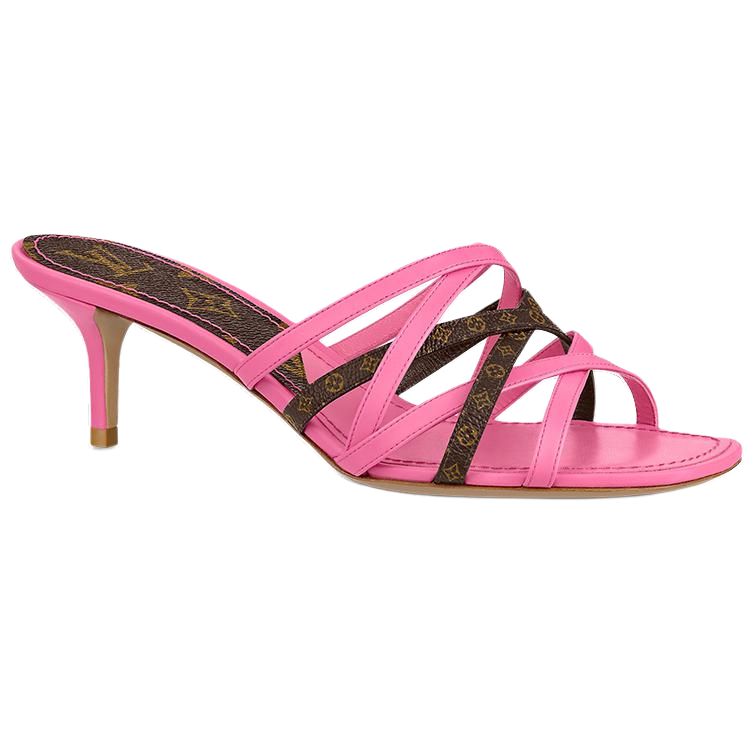 Order (W) Louis Vuitton Revival Ledersandale ''Rosa'' 1A8GND
