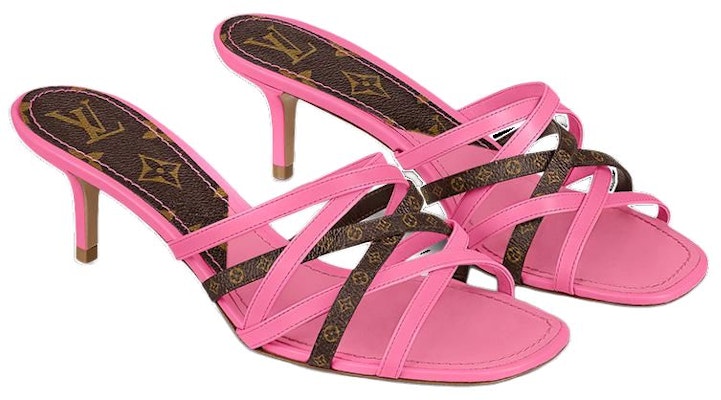 (Women) Louis Vuitton Revival Leather Sandal 'Pink' 1A8GND Shop (Women) Louis Vuitton Revival Leather Sandal 'Pink' 1A8GND