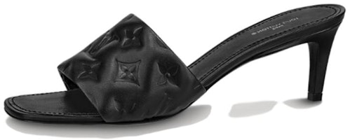 (Women) Louis Vuitton Revival Mule 'Black Leather Square Toe' 1AAZGN (Women) Louis Vuitton Revival Mule 'Black Leather Square Toe' 1AAZGN