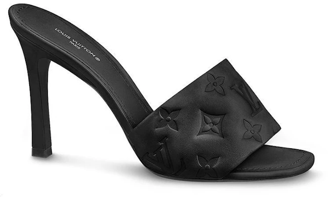 (W) Louis Vuitton Mule Revival 'Punta Cuadrada de Cuero Negro' 1AAZCS Order (W) Louis Vuitton Mule Revival 'Punta Cuadrada de Cuero Negro' 1AAZCS