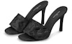 Shop (W) Louis Vuitton Revival Mule 'Kulit Hitam Hujung Empat Segi' 1AAZCS