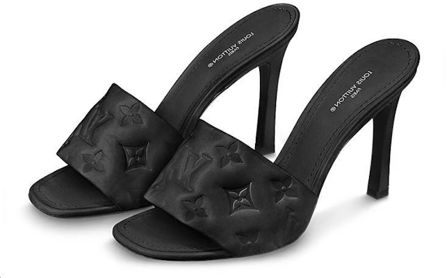 (W) Louis Vuitton Mule Revival 'Punta Cuadrada de Cuero Negro' 1AAZCS Shop (W) Louis Vuitton Mule Revival 'Punta Cuadrada de Cuero Negro' 1AAZCS