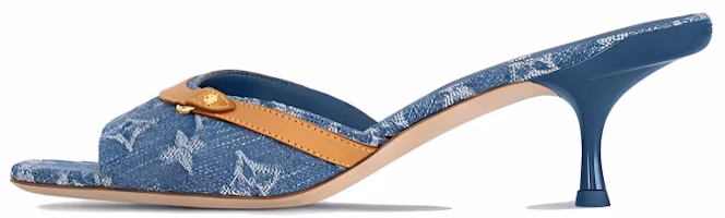 (Women) Louis Vuitton Revival Mule 'Blue Leather' 1ACIZ7 (Women) Louis Vuitton Revival Mule 'Blue Leather' 1ACIZ7