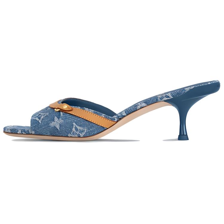(Women) Louis Vuitton Revival Mule 'Blue Leather' 1ACIZ7