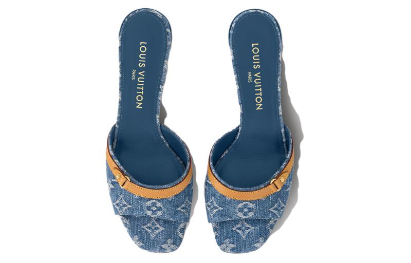Shop (W) Louis Vuitton Revival Mule 'Cuero Azul' 1ACIZ7