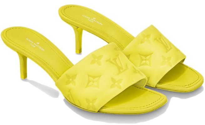 (Women) Louis Vuitton Revival Mule 'Yellow Leather' 1A8G6G Lookbook (Women) Louis Vuitton Revival Mule 'Yellow Leather' 1A8G6G