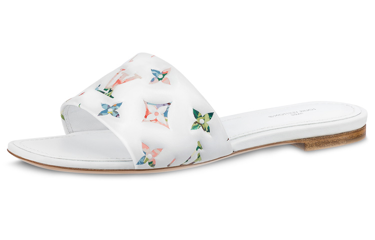 Buy (W) ルイ・ヴィトン リバイバルミュール 白 1AAOR1