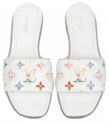 (W) Louis Vuitton Revival Mules ''Wit'' 1AAOR1 Shop (W) Louis Vuitton Revival Mules ''Wit'' 1AAOR1