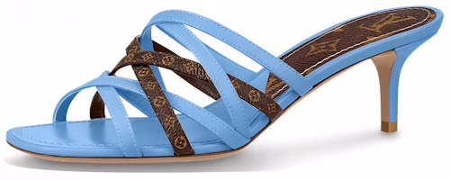 (Women) Louis Vuitton Revival Sandal 'Blue Leather' 1A8GNS (Women) Louis Vuitton Revival Sandal 'Blue Leather' 1A8GNS