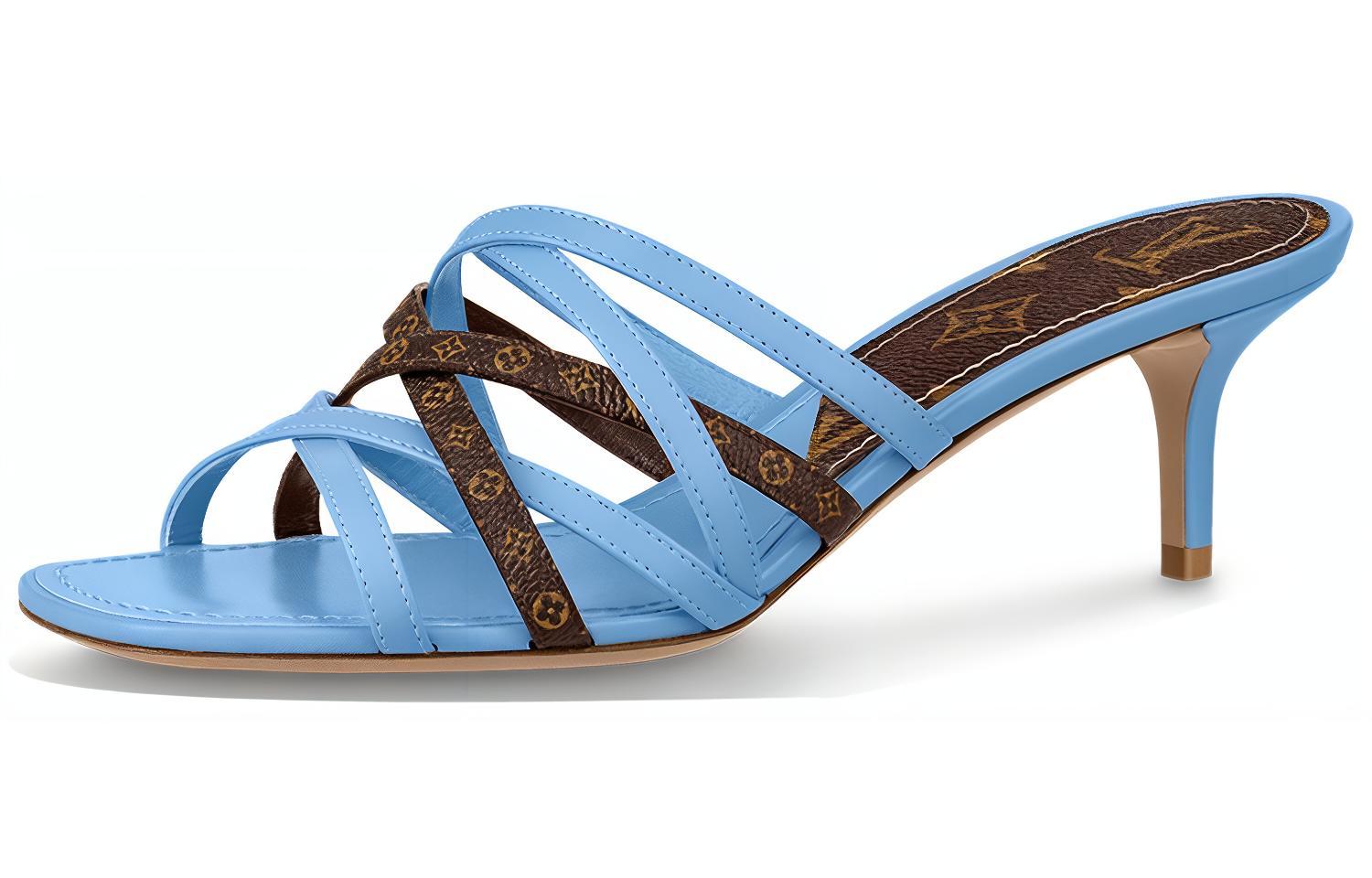 Buy (W) Sandal Louis Vuitton Revival 'Kulit Biru' 1A8GNS