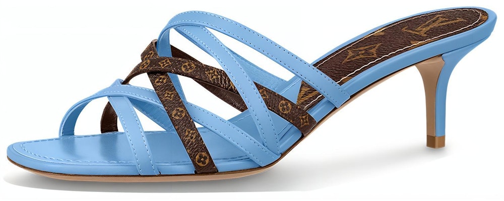 (Women) Louis Vuitton Revival Sandal 'Blue Leather' 1A8GNS Buy (Women) Louis Vuitton Revival Sandal 'Blue Leather' 1A8GNS