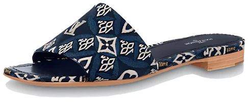 (Women) Louis Vuitton Revival Slide 'Blue Black' 1A8NV5 (Women) Louis Vuitton Revival Slide 'Blue Black' 1A8NV5