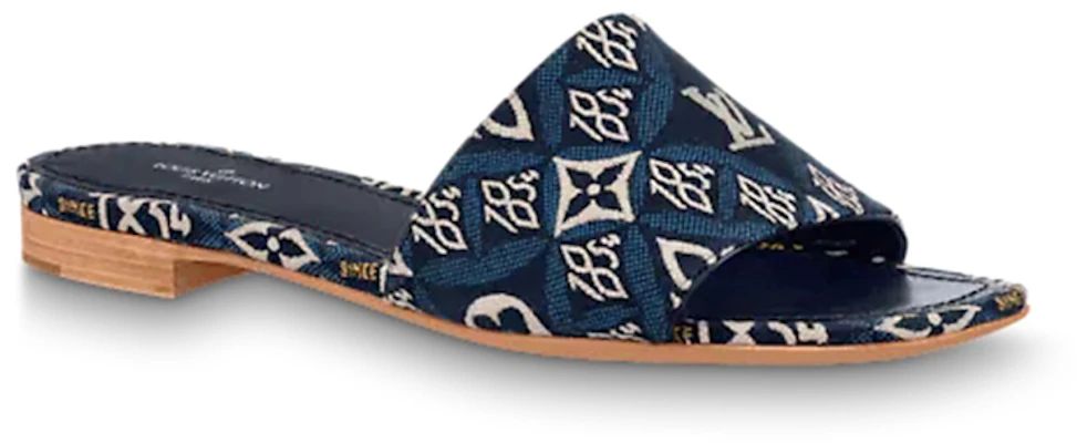 (W) Louis Vuitton Sandal Revival 'Biru Hitam' 1A8NV5 Order (W) Louis Vuitton Sandal Revival 'Biru Hitam' 1A8NV5