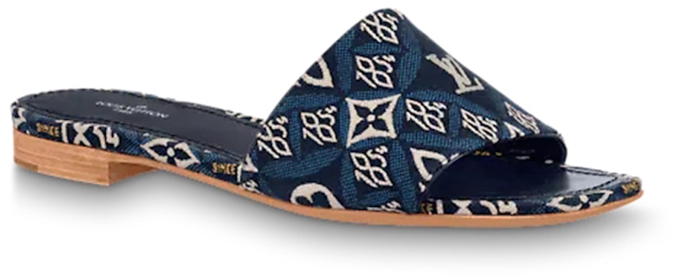 (Women) Louis Vuitton Revival Slide 'Blue Black' 1A8NV5 Order (Women) Louis Vuitton Revival Slide 'Blue Black' 1A8NV5