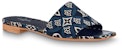 (W) Louis Vuitton Selipar Revival 'Biru Hitam' 1A8NV5