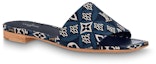 Order (W) Louis Vuitton Selipar Revival 'Biru Hitam' 1A8NV5