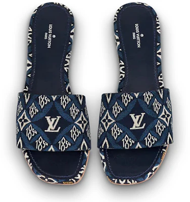 (W) Louis Vuitton Sandal Revival 'Biru Hitam' 1A8NV5 Purchase (W) Louis Vuitton Sandal Revival 'Biru Hitam' 1A8NV5