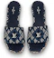 Purchase (W) Louis Vuitton Sandal Revival 'Biru Hitam' 1A8NV5