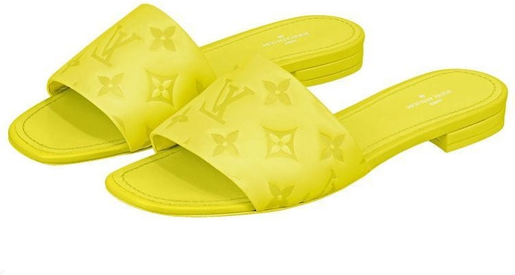 (Women) Louis Vuitton Revival Slipper 'Yellow' 1A8LG4 Lookbook (Women) Louis Vuitton Revival Slipper 'Yellow' 1A8LG4