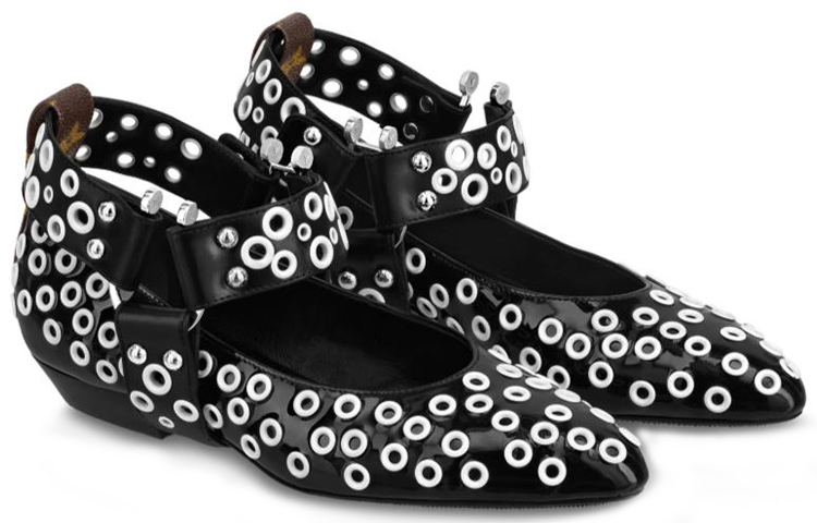 Lookbook (W) Louis Vuitton Rhapsody ''Ballet Flat Zwart Wit'' 1A5SHK