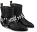 Lookbook (W) Louis Vuitton Rhapsody Stiefeletten ''Schwarz mit Silbergürtel'' 1A5SUO