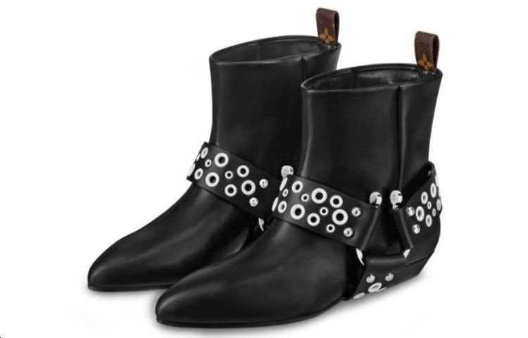 (W) LV Rhapsody Ankle Boots 'Black with Silver Belt' 圖 4