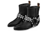Shop (W) Louis Vuitton Rhapsody Stiefeletten ''Schwarz mit Silbergürtel'' 1A5SUO
