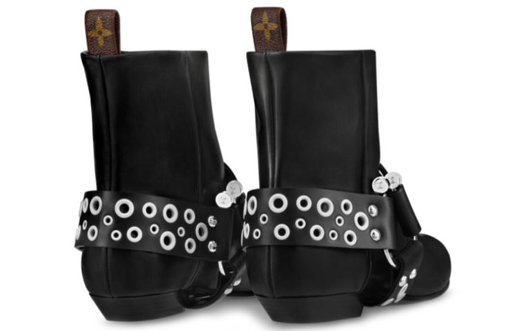 (W) LV Rhapsody Ankle Boots 'Black with Silver Belt' 圖 5