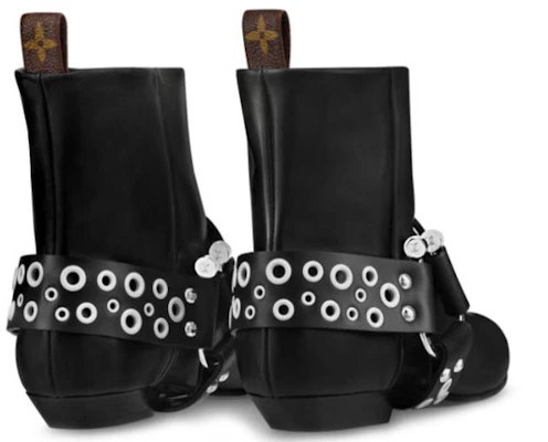 (W) Louis Vuitton Rhapsody Stiefeletten ''Schwarz mit Silbergürtel'' 1A5SUO Purchase (W) Louis Vuitton Rhapsody Stiefeletten ''Schwarz mit Silbergürtel'' 1A5SUO
