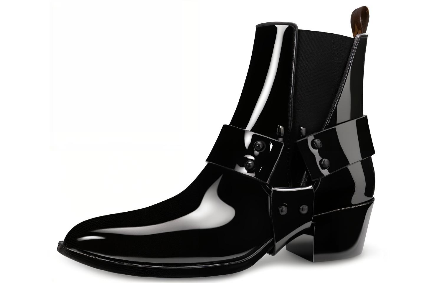 (Women) Louis Vuitton Rhapsody Ankle Boots 'Glossy Black Rubber' 1A66XV
