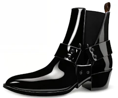 (Women) Louis Vuitton Rhapsody Ankle Boots 'Glossy Black Rubber' 1A66XV (Women) Louis Vuitton Rhapsody Ankle Boots 'Glossy Black Rubber' 1A66XV