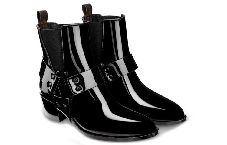 (W) LV Rhapsody Ankle Boots 'Glossy Black Rubber' 圖 2