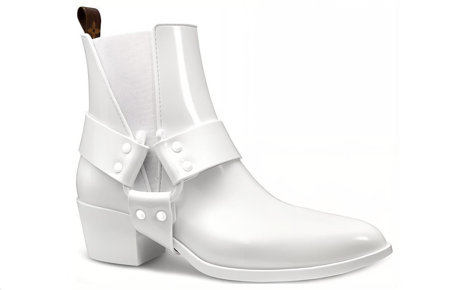 (W) LV Rhapsody Ankle Boots 'White Patent Leather' 圖 2