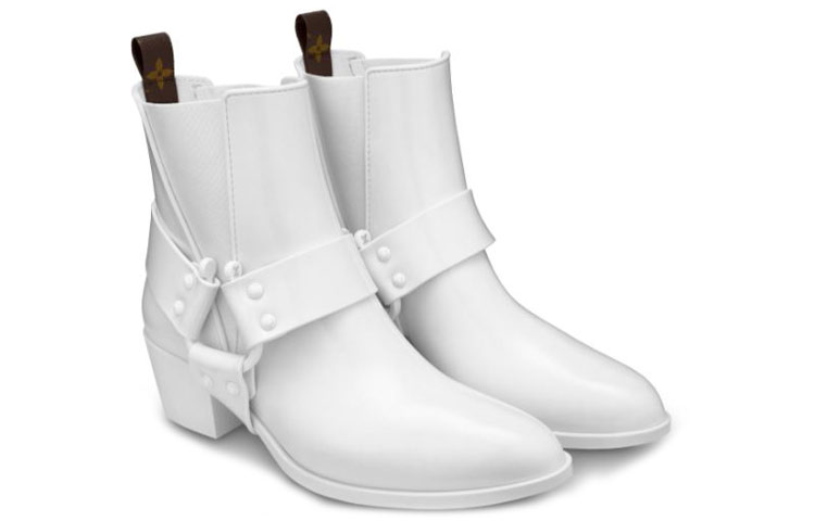 (W) LV Rhapsody Ankle Boots 'White Patent Leather' 圖 3