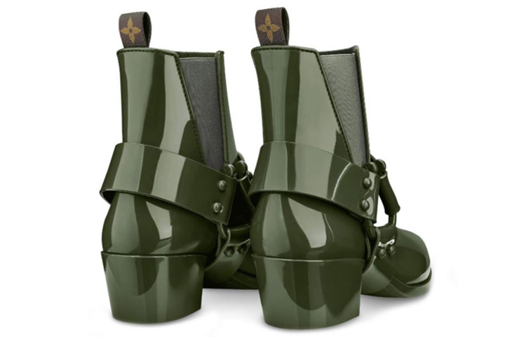 Purchase (W) Louis Vuitton Rhapsody Chelsea Boot ''Glänzend Militärgrün'' 1A66XZ