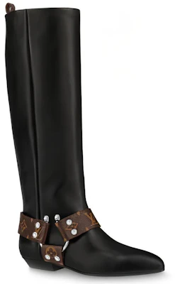 (W) Bottes Hautes Louis Vuitton Rhapsody ''Noires avec Ceinture Marron'' 1A5STD Order (W) Bottes Hautes Louis Vuitton Rhapsody ''Noires avec Ceinture Marron'' 1A5STD