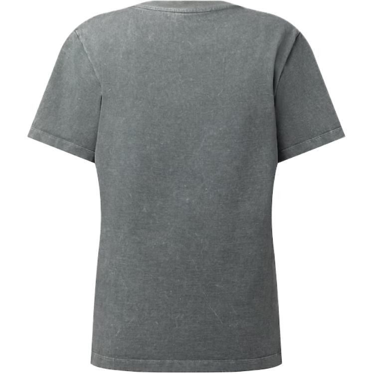 (Women) LOUIS VUITTON Rhinestone Spiral Pattern Grey Short Sleeve T-Shirt SS25 Tee 1AIB04 圖 3