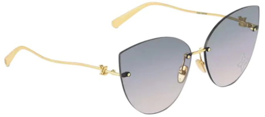 (W) 路易威登無框金色金屬貓眼太陽眼鏡 女性款 Z2827U Lookbook (W) 路易威登無框金色金屬貓眼太陽眼鏡 女性款 Z2827U