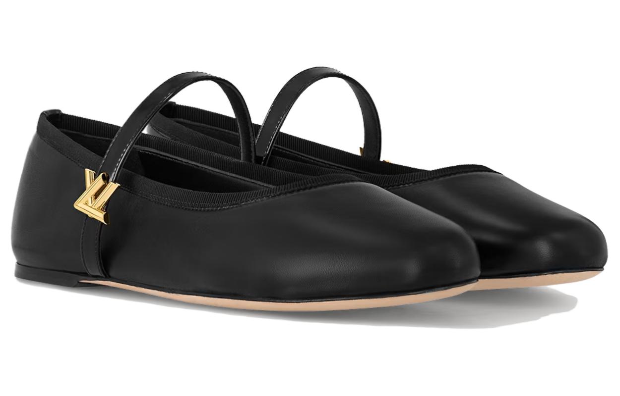 Order (W) Louis Vuitton Romy Flat Mary Jane 'Kulit Hitam' 1ACUKM