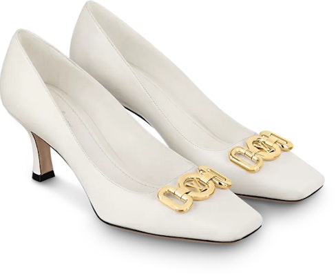 (Women) Louis Vuitton Rotary 'White Calfskin Slip-On Stiletto' 1AAE2X Lookbook (Women) Louis Vuitton Rotary 'White Calfskin Slip-On Stiletto' 1AAE2X