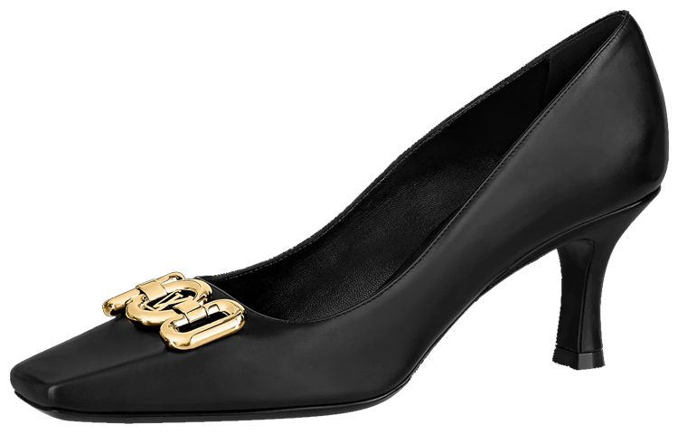 (Women) Louis Vuitton Rotary High Heels 'Pure Black' 1A954N