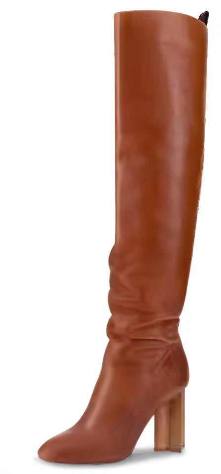 women-louis-vuitton-round-toe-block-heel-high-boot-brown-1-a4-f0-g