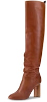 (Women) Louis Vuitton Round Toe Block Heel High Boot 'Brown' 1A4F0G (Women) Louis Vuitton Round Toe Block Heel High Boot 'Brown' 1A4F0G