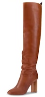 (Women) Louis Vuitton Round Toe Block Heel High Boot 'Brown' 1A4F0G (Women) Louis Vuitton Round Toe Block Heel High Boot 'Brown' 1A4F0G