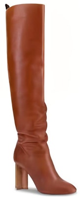 (Women) Louis Vuitton Round Toe Block Heel High Boot 'Brown' 1A4F0G Order (Women) Louis Vuitton Round Toe Block Heel High Boot 'Brown' 1A4F0G