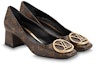 Lookbook (W) Louis Vuitton Kasut Tumit Blok Hujung Bulat 'Coklat' 1A3NZG