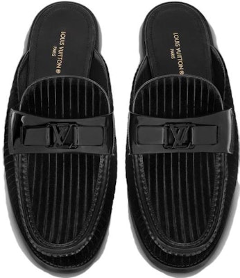 (Women) Louis Vuitton Round Toe Comfort Mule 'Black Leather' 1AAR0A Lookbook (Women) Louis Vuitton Round Toe Comfort Mule 'Black Leather' 1AAR0A