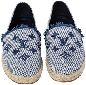 (W) Selip Louis Vuitton Round Toe 'Blue Fisherwoman' 1A3OCX Lookbook (W) Selip Louis Vuitton Round Toe 'Blue Fisherwoman' 1A3OCX